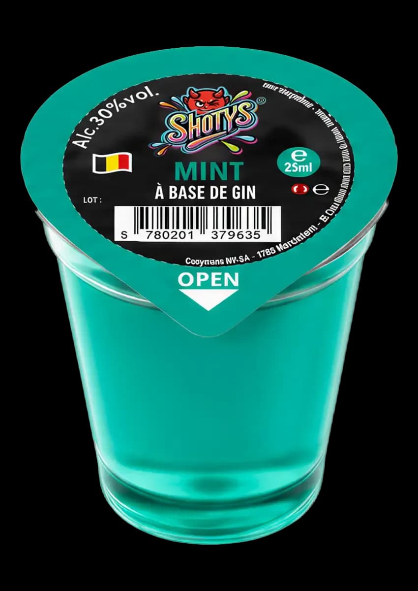 Gin Mint, 25 ml Shotys shot