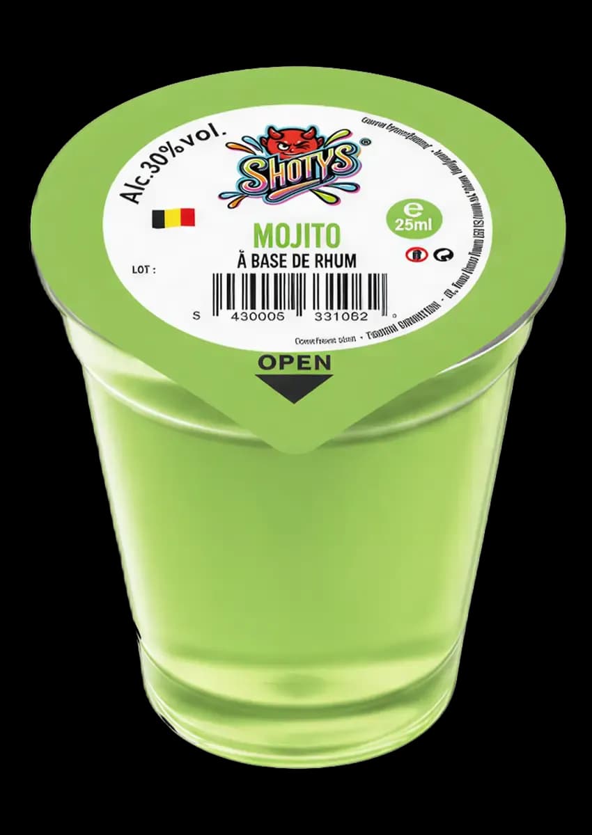 Rum Mojito, 25 ml Shotys shot