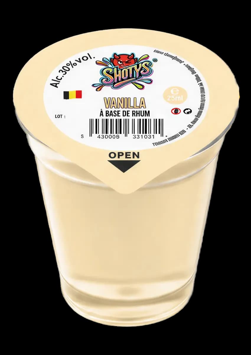 Rum Vanilla, 25 ml Shotys shot