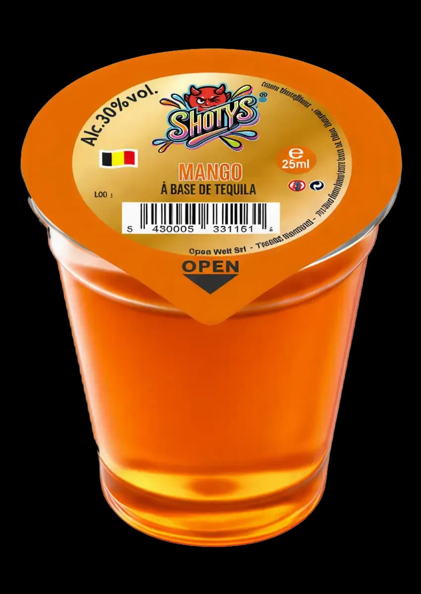Tequila Mango, 25 ml Shotys shot