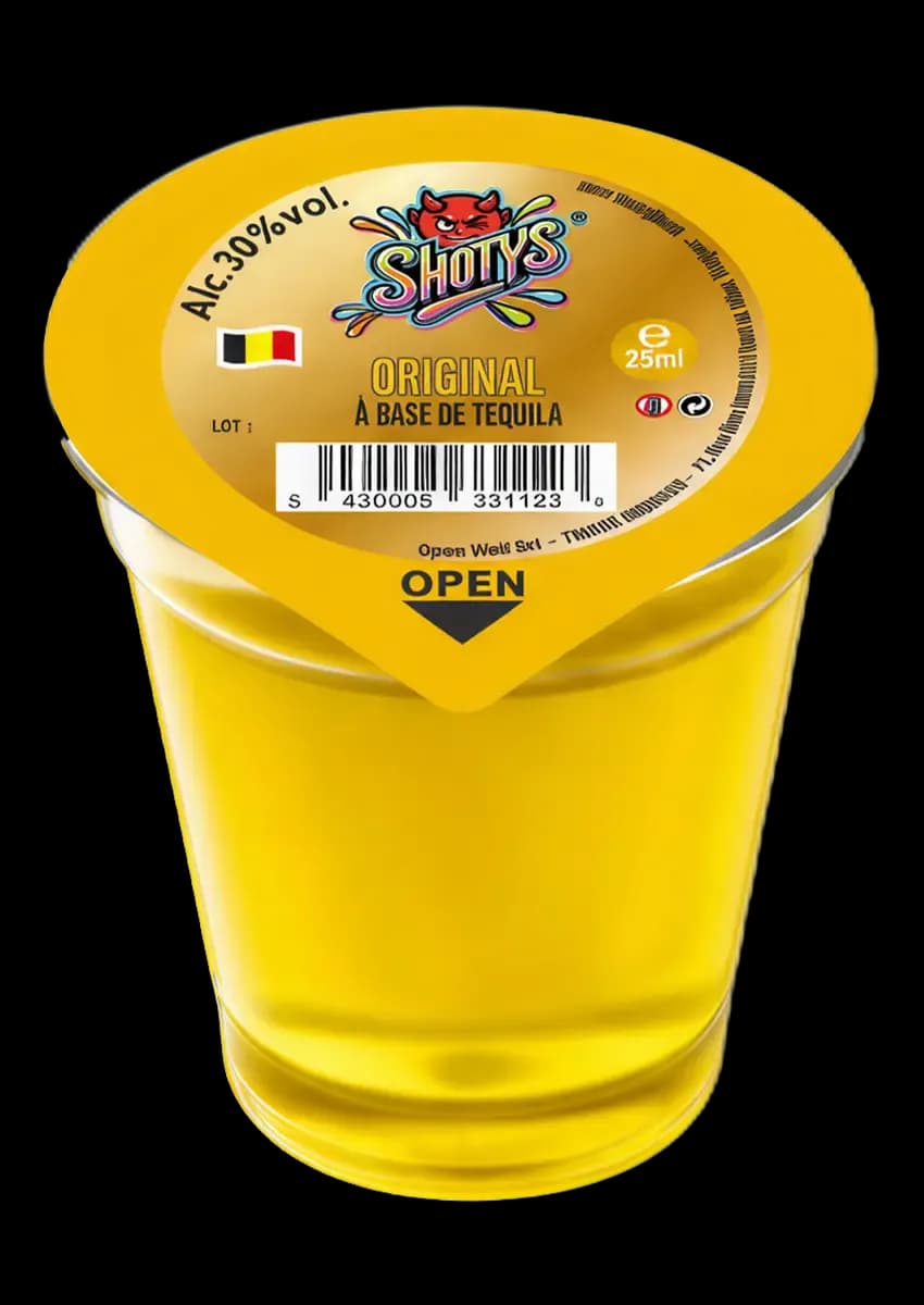 Tequila Original, 25 ml Shotys shot