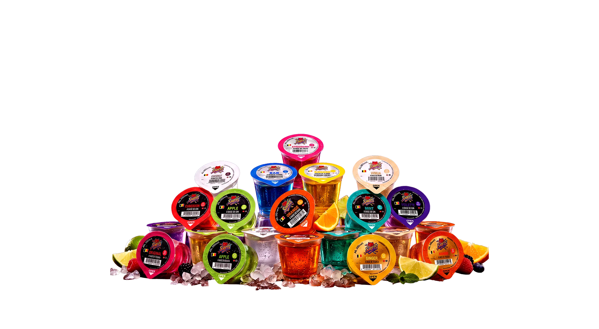 Gamme de shots Shotys